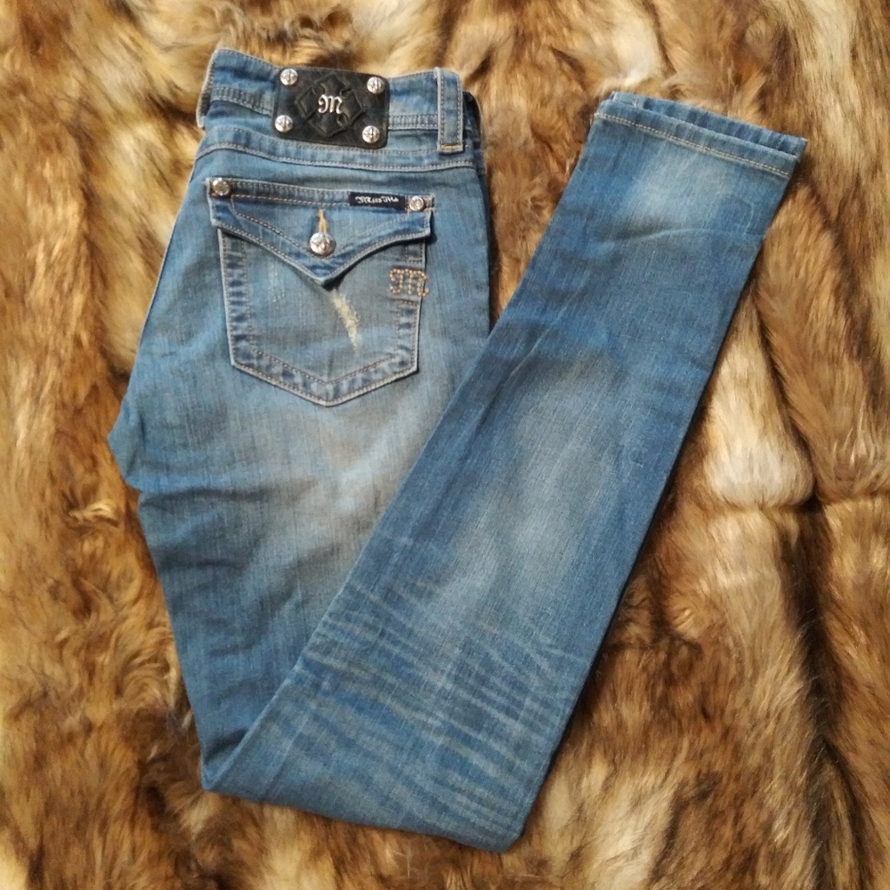 Miss Me ankle skinny jeans